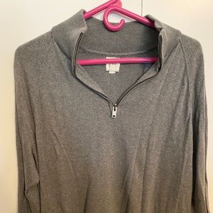 Gap quarter zip sweater